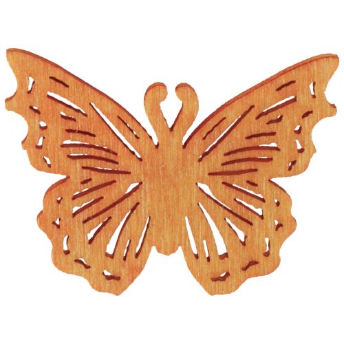 Artikel Streudeko Schmetterling Holz Tischdeko Frühling 4×3cm 72 St