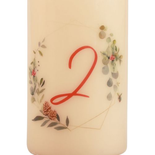 Artikel Adventskerzen Kerzen Adventskranz 1-4 Creme 130/70mm 4St