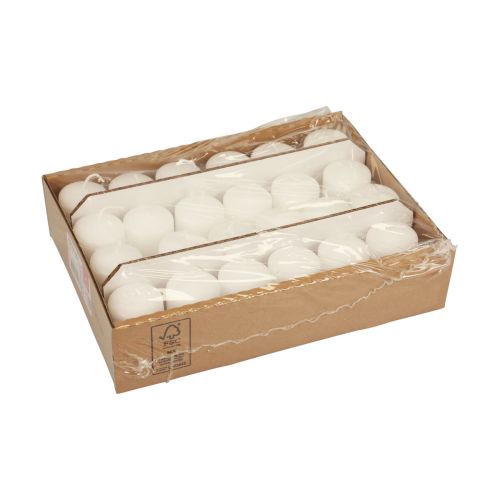 Artikel Stumpenkerzen Weiß Adventskerzen klein Kerzen 60/40mm 24 St