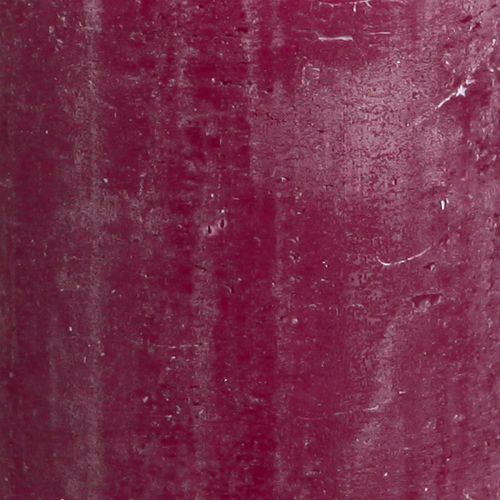 Artikel Stumpenkerzen durchgefärbt Berry Kerzen Lila 60×80mm 4 St