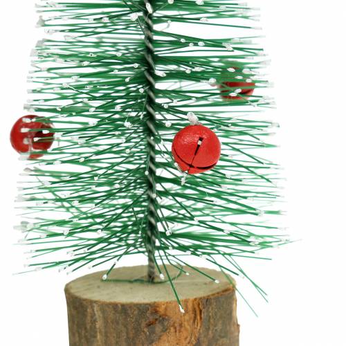 Artikel Tannenbaum Grün beschneit Ø6cm H20cm 4St