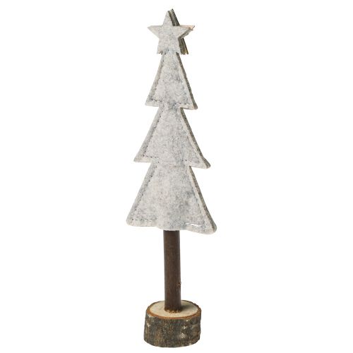 Artikel Tannenbaum Deko Filz Stern Herz Beige Rot H21cm 4 St