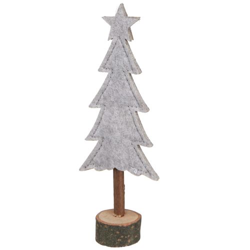 Artikel Tannenbaum aus Filz Deko mit Stern Creme Beige 18cm 4 St