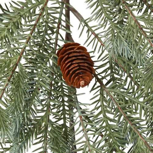 Floristik24 Tannengirlande Weihnachtsgirlande Grün mit Zapfen 180cm