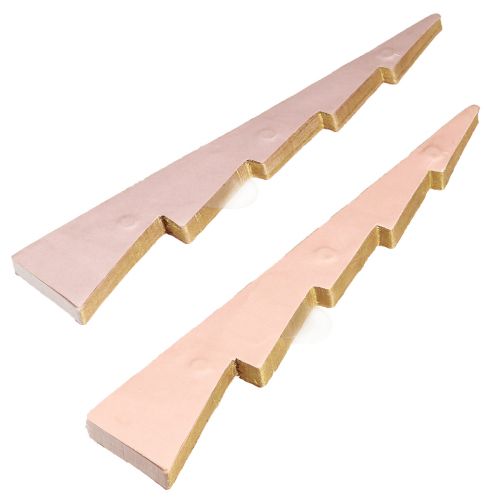 Artikel Tischdeko Tannenbaum Wabenpapier Apricot Gold H30cm 2 St