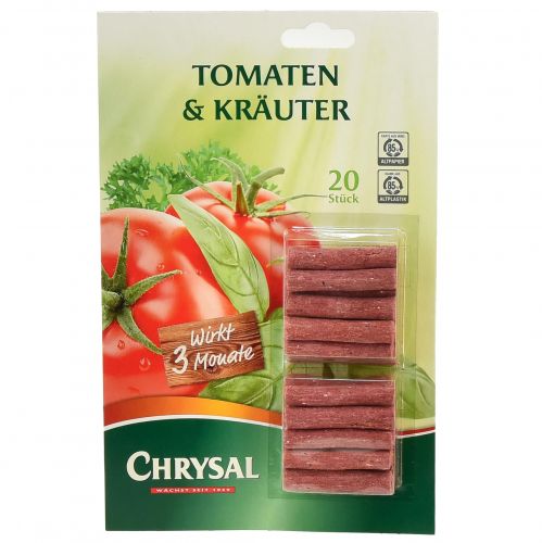 Floristik24 Düngestäbchen Tomaten & Kräuter 3 Monate Chrysal 20 St