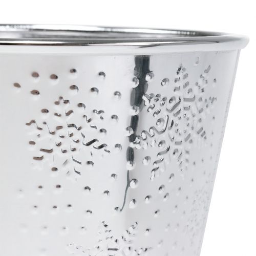 Artikel Topf mit Schneeflocken Muster Ø16,5cm H14,5cm 1 St