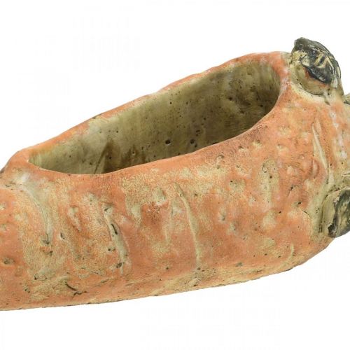 Artikel Deko-Möhre, Betondeko zum Bepflanzen,Ostern, Pflanztopf Karotte, Frühlingsdeko L28cm