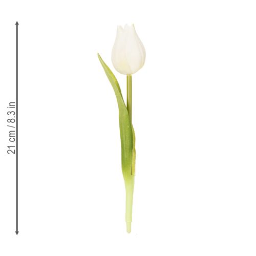 Artikel Künstliche Tulpe realistische Dekoration Langlebige Kunstblume für zuhause 21cm 6St