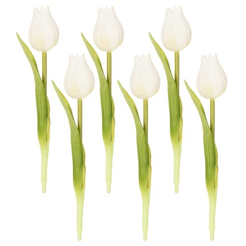 Künstliche Tulpe realistische Dekoration Langlebige Kunstblume für zuhause 21cm 6St | Floristik24.de