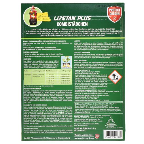 Artikel Protect Garden Lizetan Plus Combistäbchen 40St