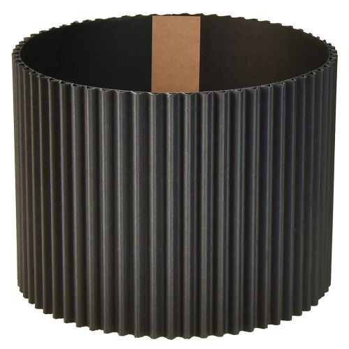 Übertopf Papier Blumentopf Schwarz Ø19cm H14cm 3 St