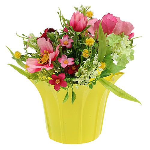 Artikel Übertopf Plastik bunt sort. Ø9cm 10 St