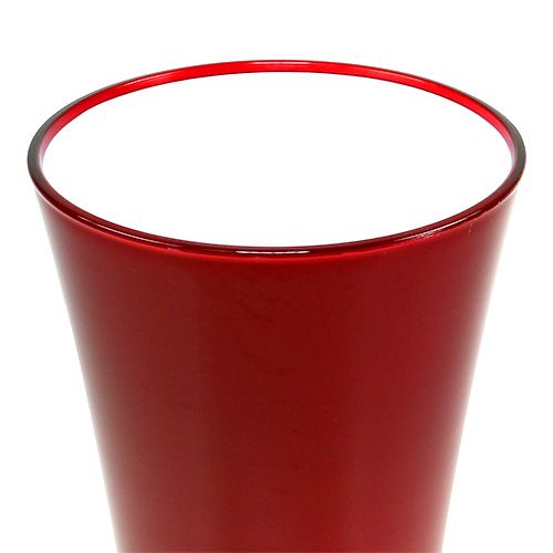 Artikel Vase „Fizzy“ Ø13,5cm H20cm Rot 1 St