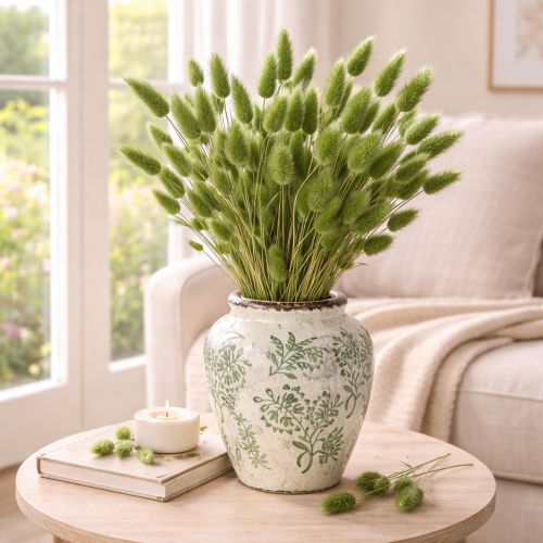 Vase mit filigranem Pflanzenmuster zur Wohnraumdekoration 19cm | Floristik24.de