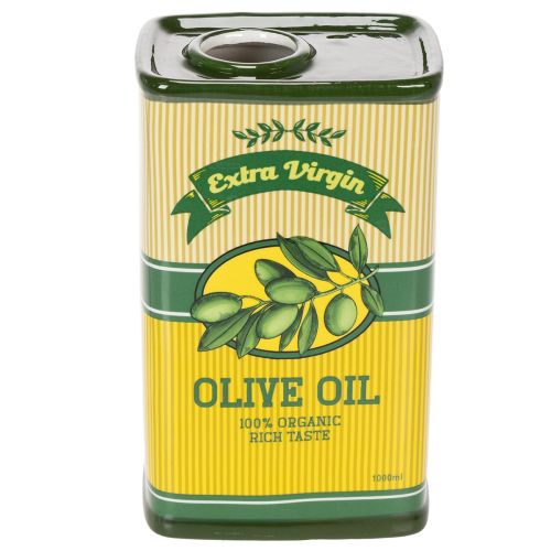 Keramikdeko Olivenöl Vase Perfekte Tischdekoration für Trockenblumen 18cm