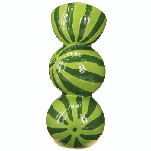 Artikel Vase Wassermelone Keramikvase Sommerdeko Keramik H22cm