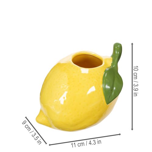Zitrusvase Orange und Zitrone als extravagantes Wohnaccessoire Sommerdeko 10cm 2St | Floristik24.de