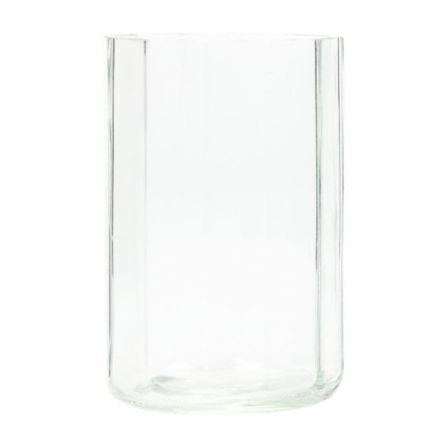 Floristik24 Kerzenhalter Glas Windlicht Klar Ø9,5cm H15cm 6St