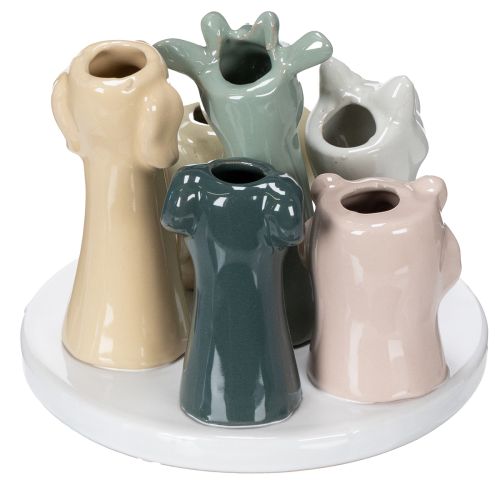 Vase Dekofiguren Tiere perfekt für verspielte Raumgestaltung 13cm | Floristik24.de