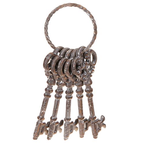 Artikel Vintage Schlüssel Deko Schlüsselbund Rost Metall H20,5cm