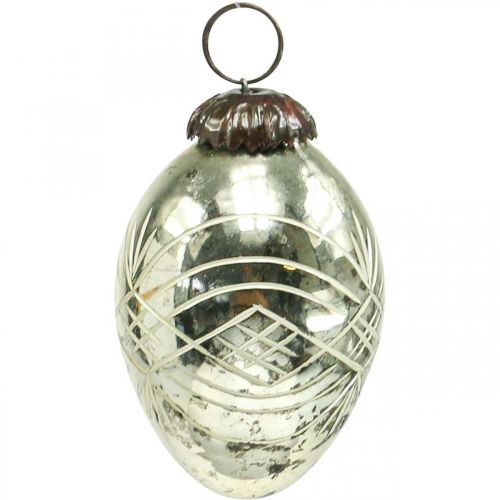 Artikel Vintage Weihnachtsschmuck Glas H7,5/8,5/9,5cm 3 St