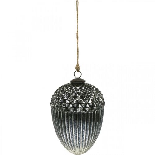 Artikel Vintage Weihnachtsbaumschmuck Eichel Glas Weihnachtsanhänger H20cm Ø14cm