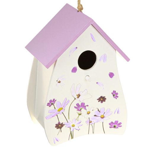 Vogelhaus Frühlingshafte Blumenmuster Deko für Balkon oder Wohnung 21cm