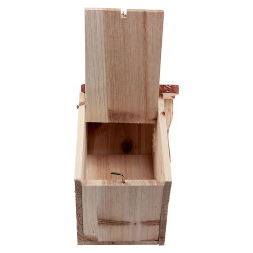 Artikel Vogelhaus aus Holz Nistkasten Natur Braun/Beige 23cm 1 St