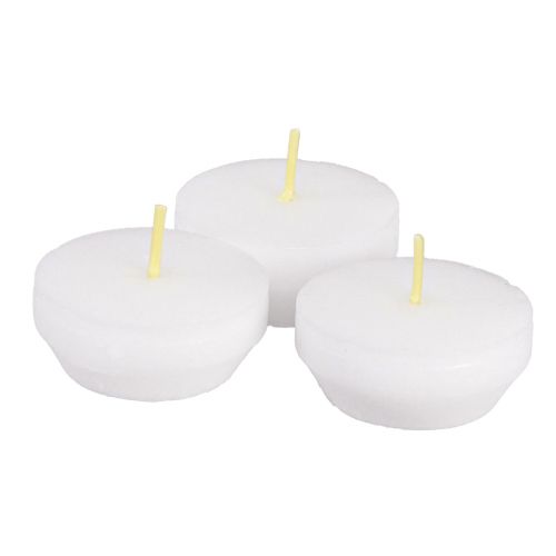 Floristik24 Votivkerzen Opferlicht Ersatzlichter in Weiß 10 St