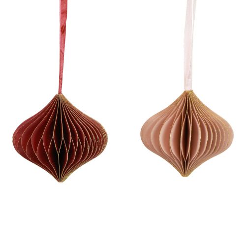 Artikel Wabenbälle Wabenkugeln Zwiebel Rosa Weinrot Ø8cm 4 St