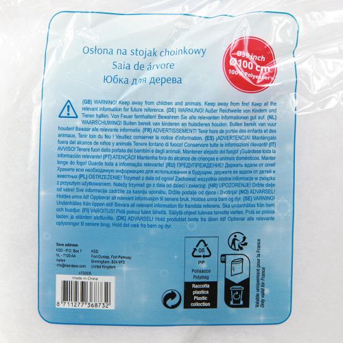 Artikel Weihnachtsbaumdecke rund Schnee Unterlage Ø100cm