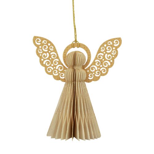 Artikel Papierengel Weihnachtsengel Deko Papier Creme H12cm 4 St