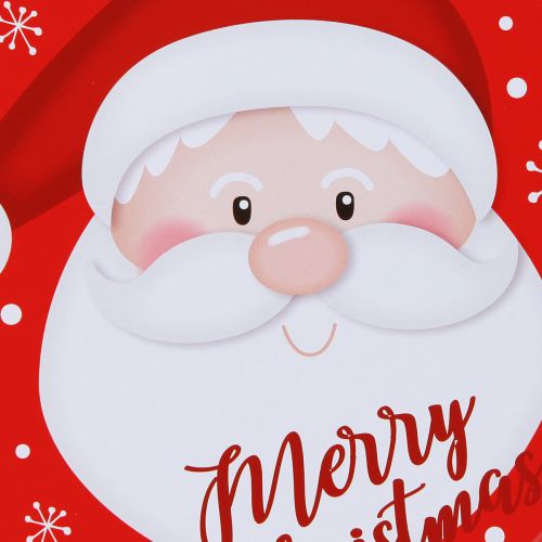 Artikel Weihnachtsdosen Metall rund Rot Weiß Ø13,5-19cm Set 3St