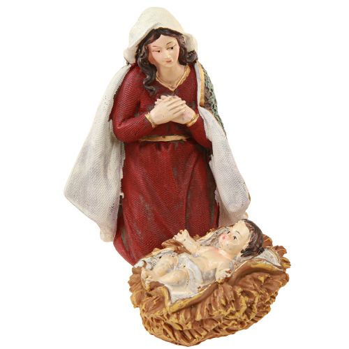 Artikel Weihnachtskrippe Figuren Set Handbemalt Polyresin 8-20cm 8 St