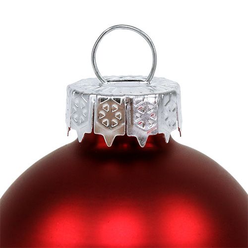 Artikel Weihnachtskugel Glas Ø6cm Rot Mix 24 St