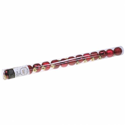 Artikel Christbaumschmuck Weihnachtskugel Rot 3cm 14 St