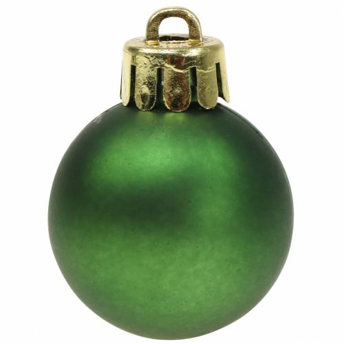 Artikel Christbaumschmuck Weihnachtskugel Grün 3cm 14 St