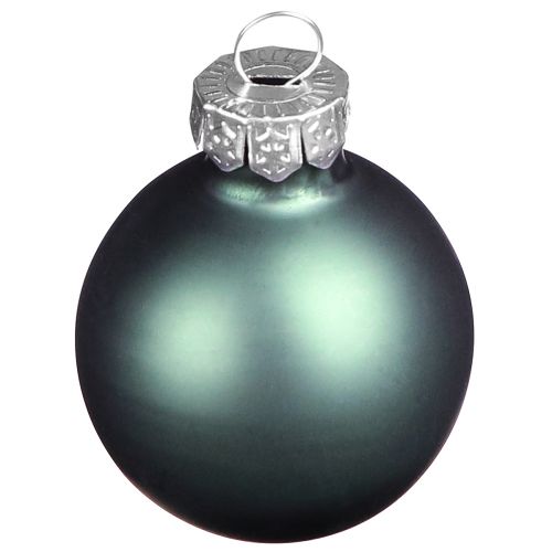 Artikel Weihnachtskugeln Glas Baumkugeln Grün Grau 4cm 24 St