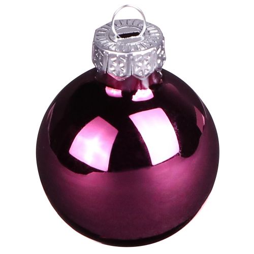 Artikel Weihnachtskugeln Glas Mini Berry Beige Rosa Ø3cm 22 St