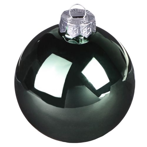 Artikel Weihnachtskugeln Grün Grau Glaskugeln Ø7,5cm 12 St