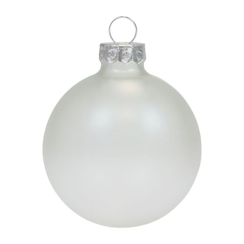 Artikel Weihnachtskugeln Glas Klar Opak Christbaumkugeln Ø6cm 6 St