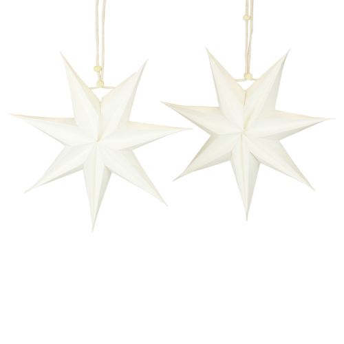 Artikel Weihnachtssterne Fenster, Papiersterne Weihnachten, Faltstern Ø21cm 4St