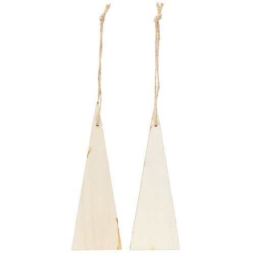 Artikel Weihnachtswichtel Holz zum Aufhängen Grau Rot 15/19,5cm 8 St