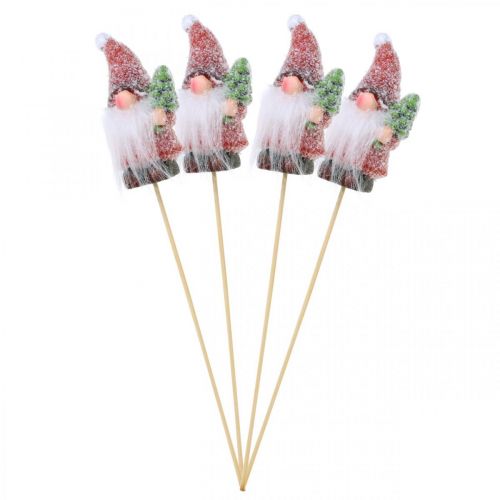 Artikel Deko Wichtel Weihnachtsmann Dekostecker Weihnachten 10cm 4 St