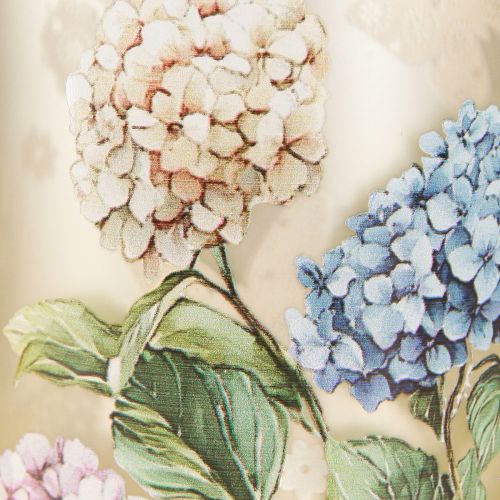 Artikel Elegantes Windlicht mit floralen Motiven für gemütliche Raumdekoration 12,5cm 2St.