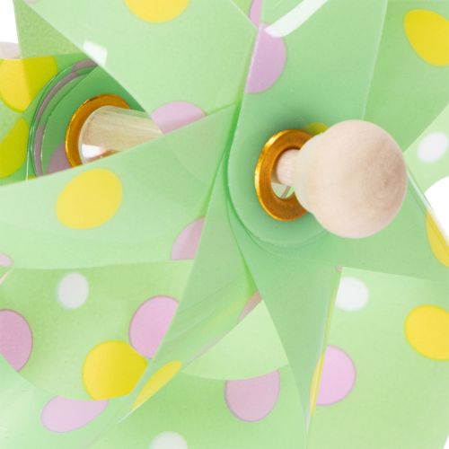 Artikel Garten Windrad Dekoration zum Aufstellen im Blumenbeet 47cm 3St