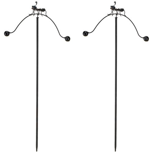 Artikel Windspiel Ameise Deko Gartenstecker Metall 66cm 2St