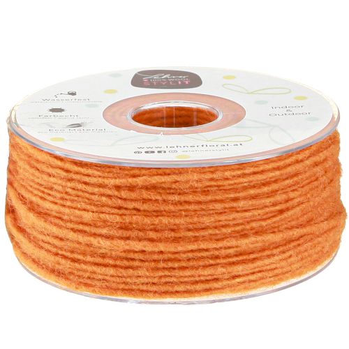 Artikel Wollschnur Orange 3mm 100m