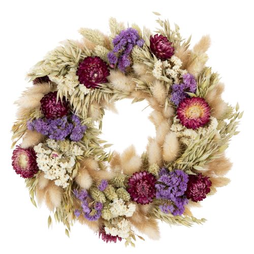 Trockenblumenkranz Festliche Tischdekoration für besondere Anlässe und Saison 25cm